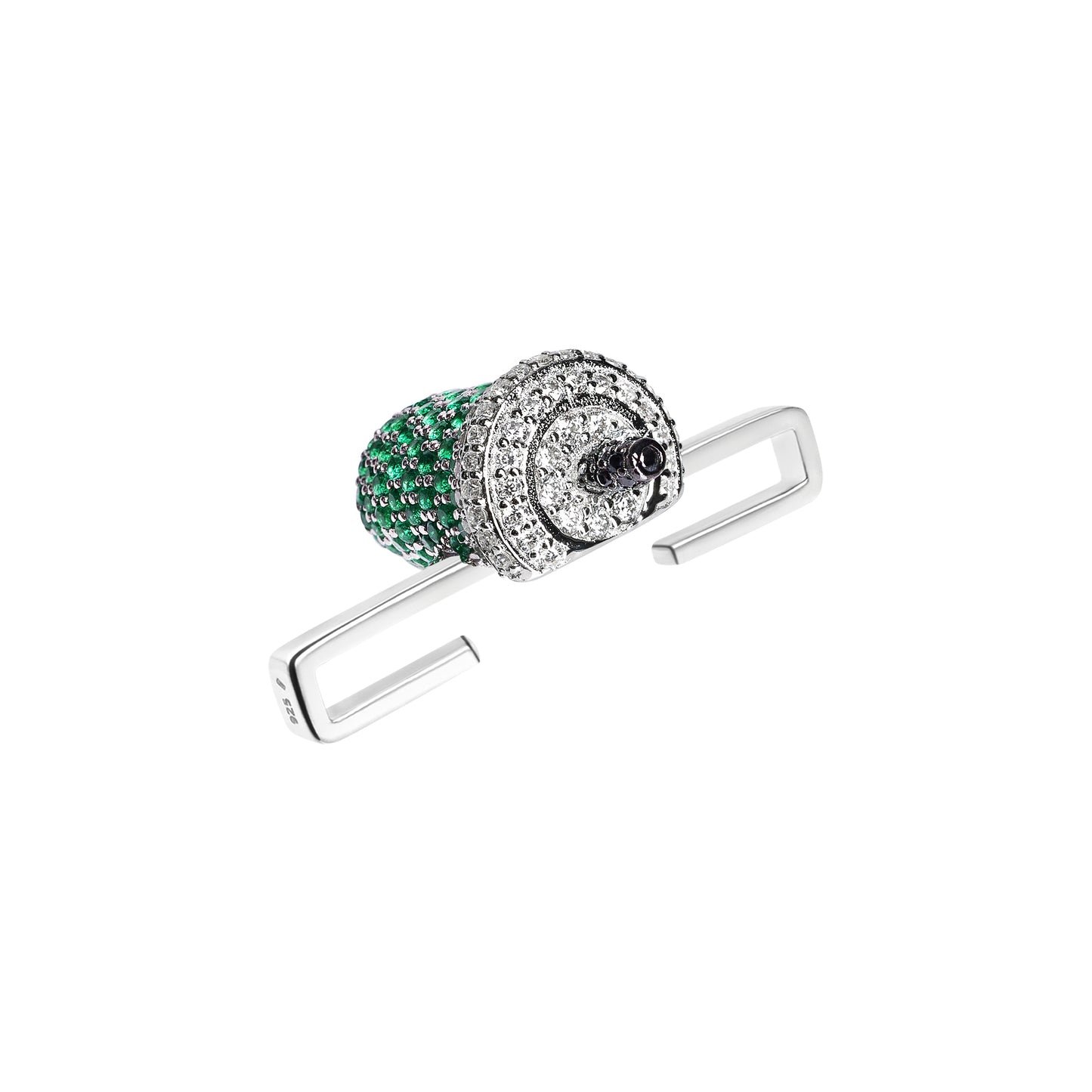 Iced Matcha Stoneset Whoop Charm