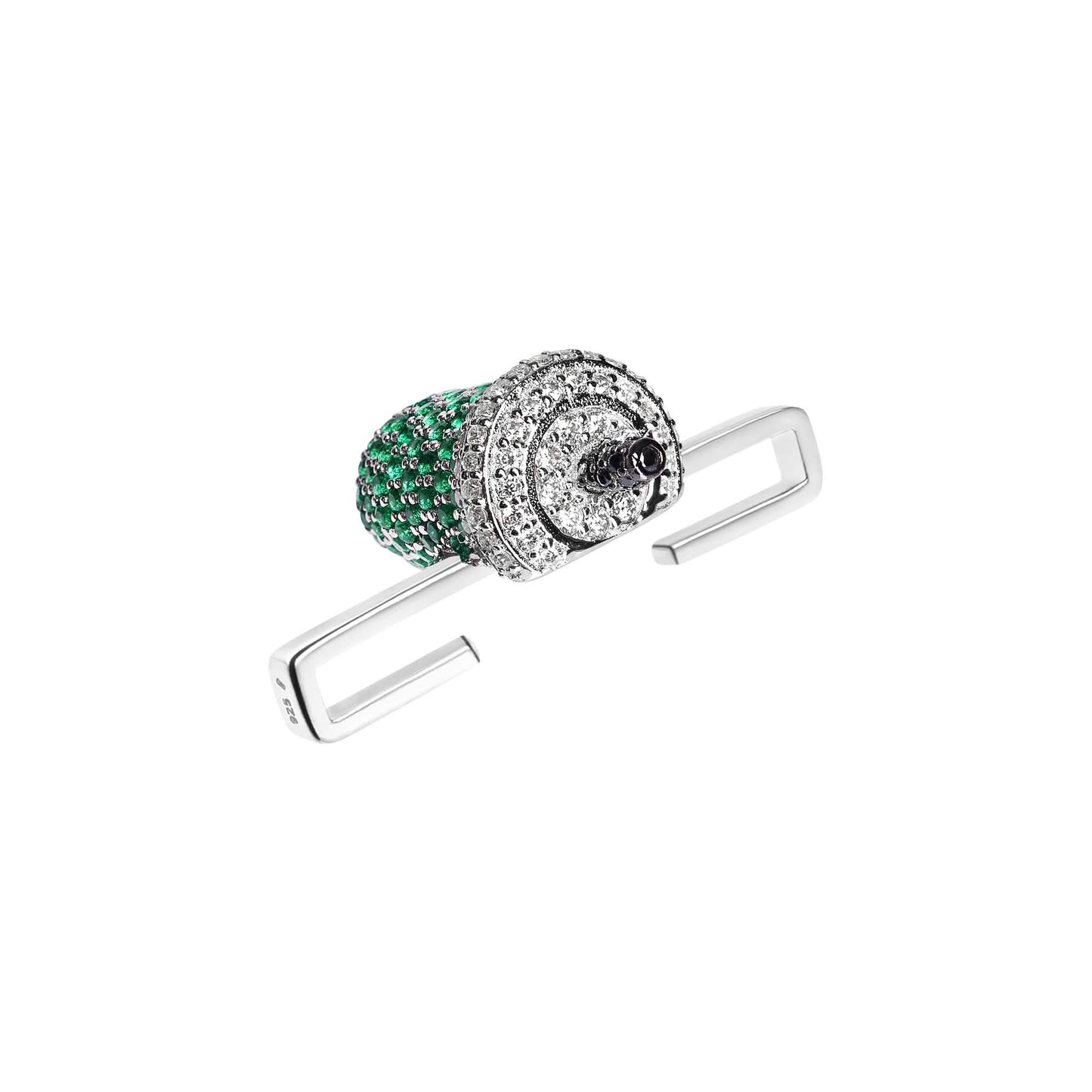 Iced Matcha Stoneset Whoop Charm