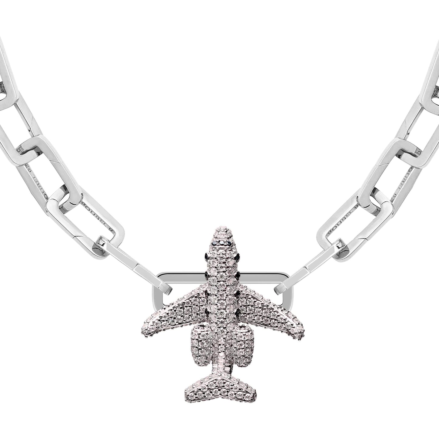 Bombardier™ Jet Stoneset Charm