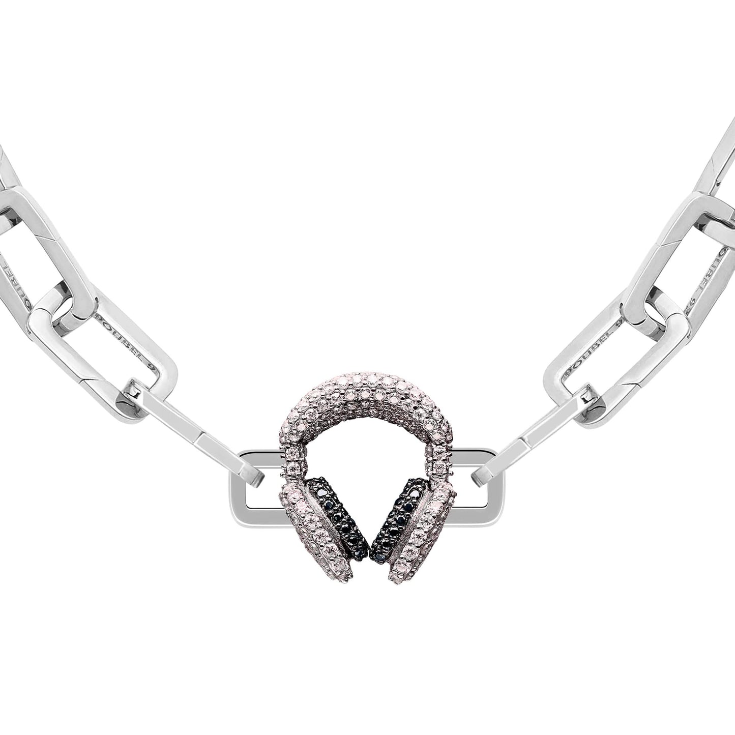 Headphones Stoneset Charm