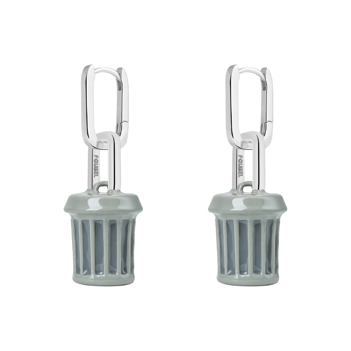 Poubelle Pendant Earrings