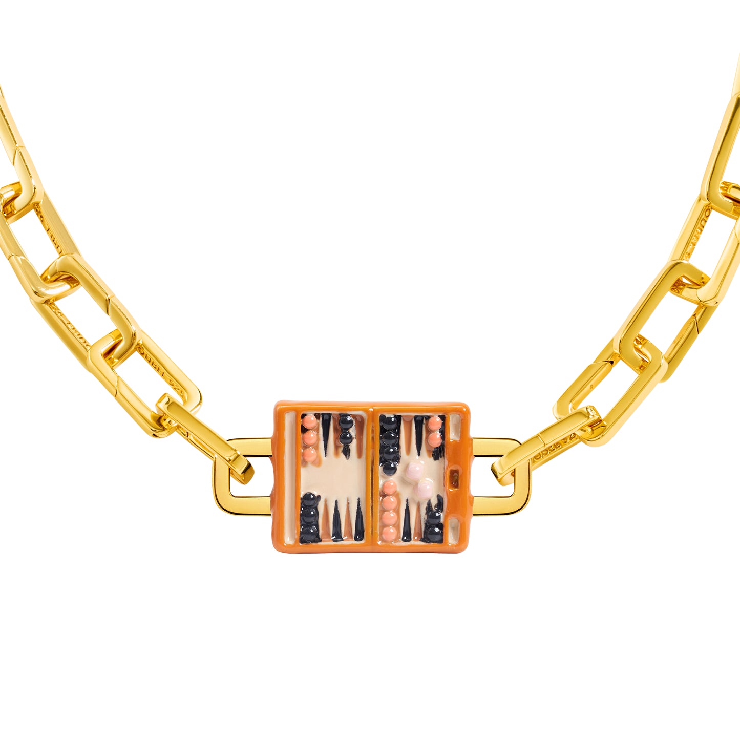 Backgammon Charm (Gold)