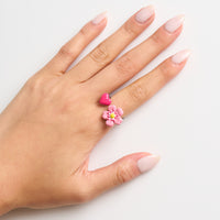 Fleur Rose Spacer Ring