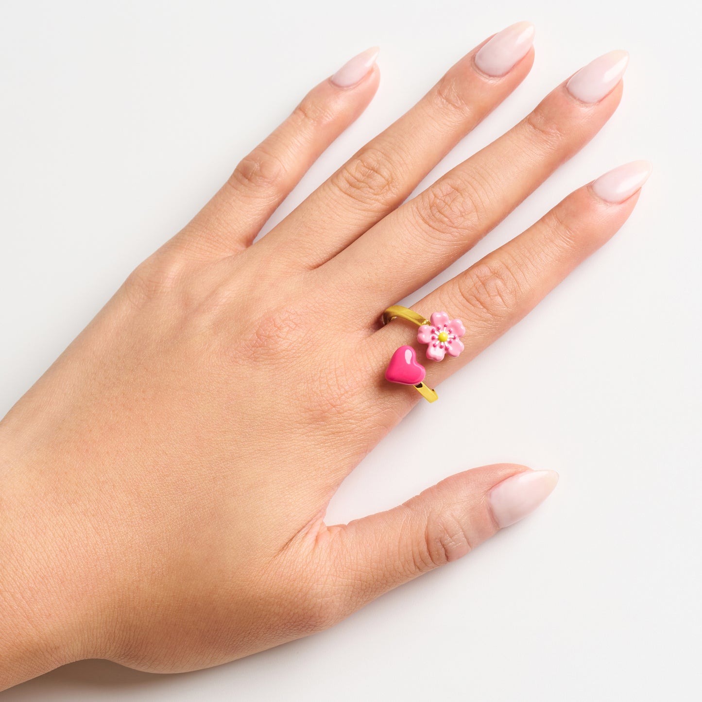 Fleur Rose Wrap Ring (Gold)