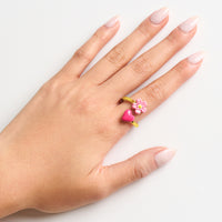 Fleur Rose Wrap Ring (Gold)