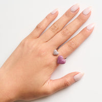 Love Stoneset Spacer Ring