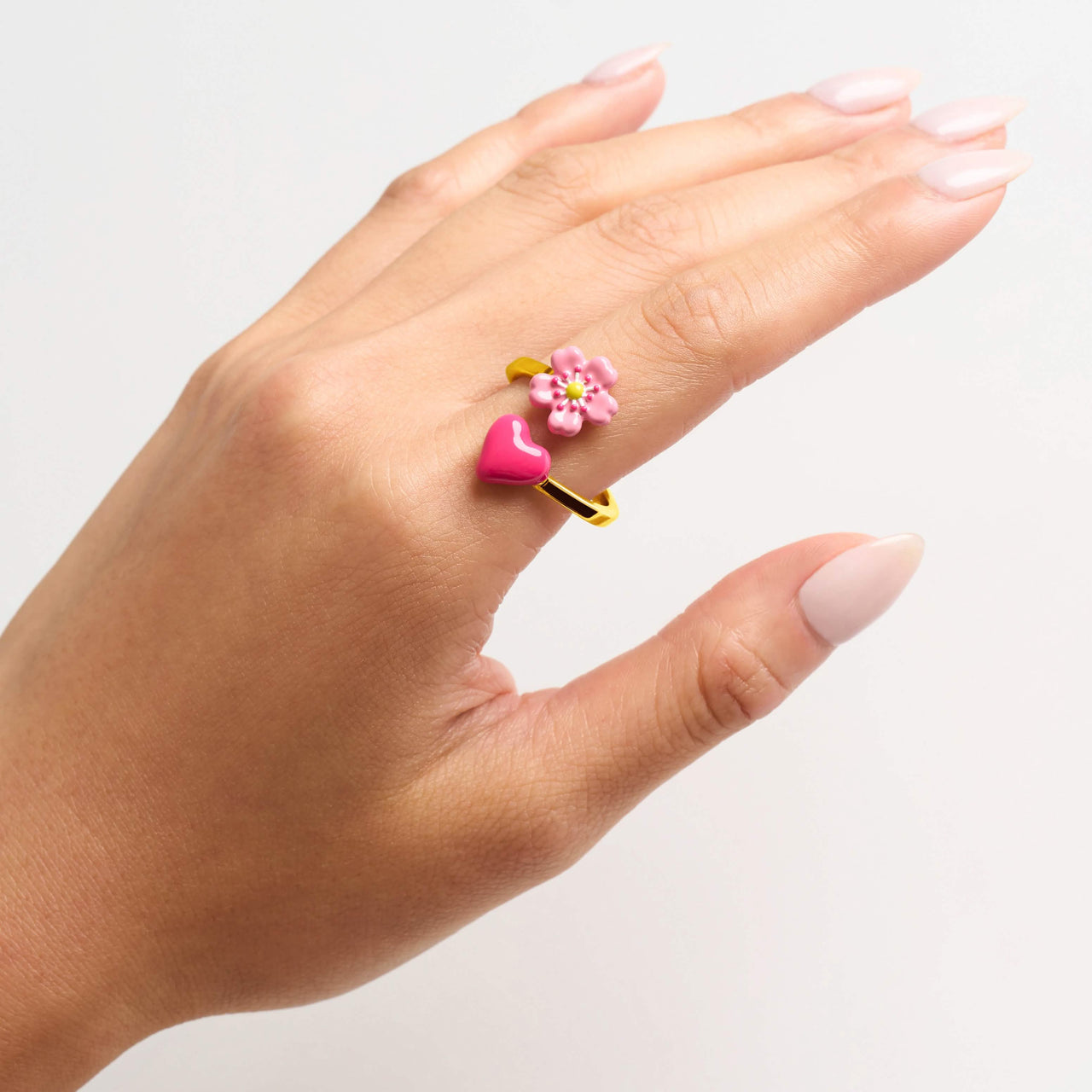 Fleur Rose Wrap Ring (Gold)