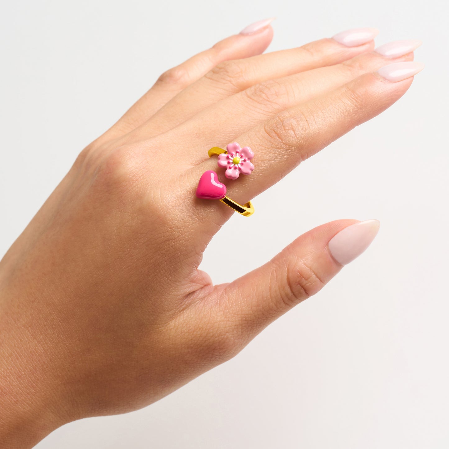 Fleur Rose Wrap Ring (Gold)