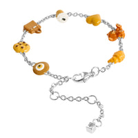 Caramel Mini Charm Bracelet
