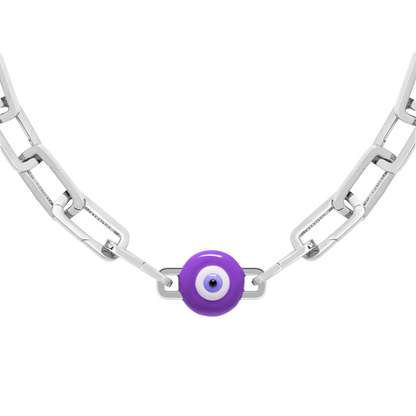 Purple Evil Eye Charm