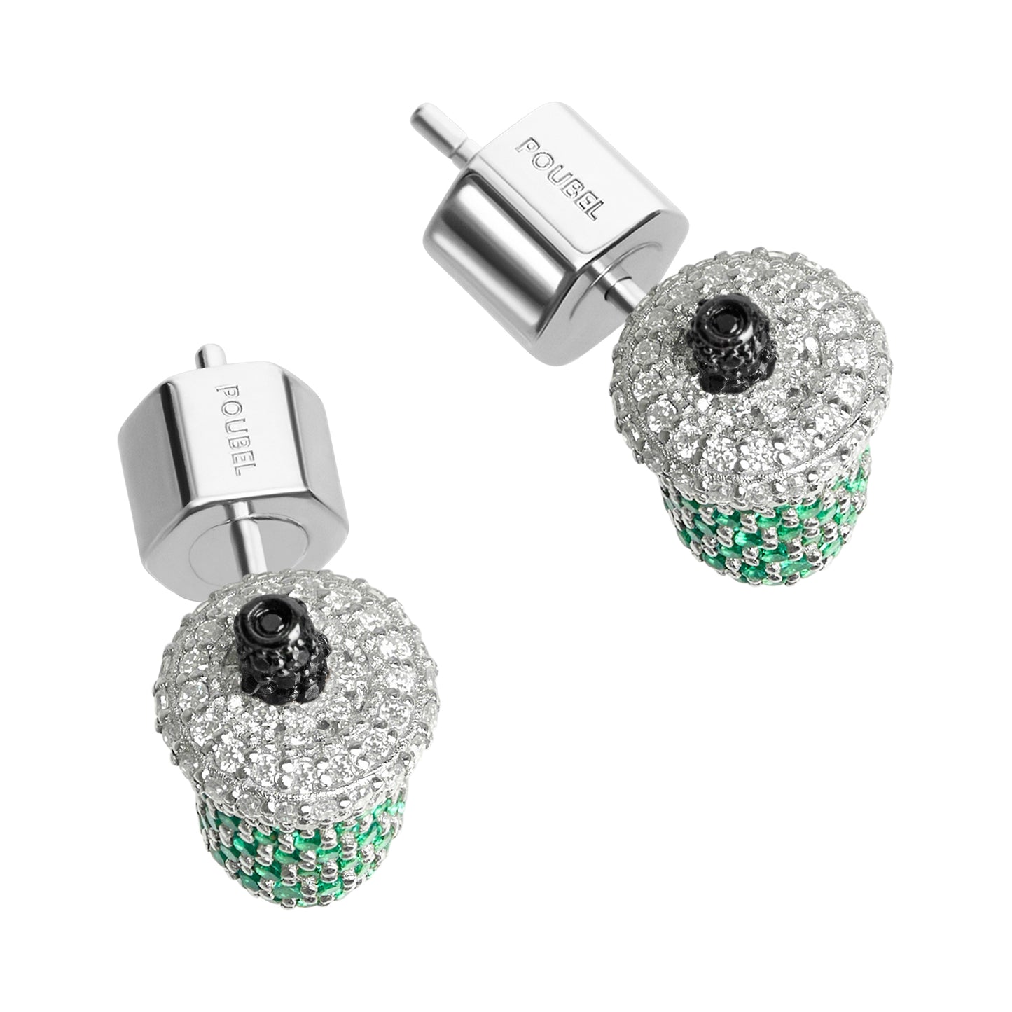 Iced Matcha Stoneset Studs