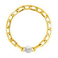 Golf Ball Charm (Gold)