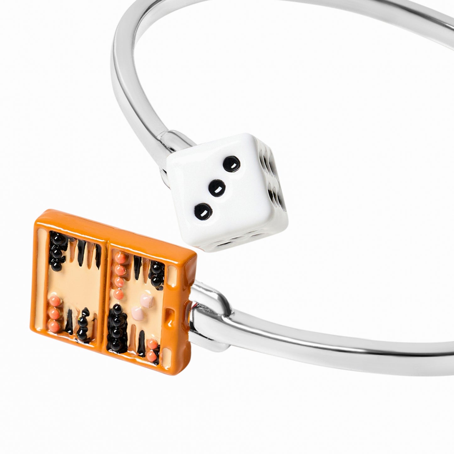 Dice & Backgammon Bangle
