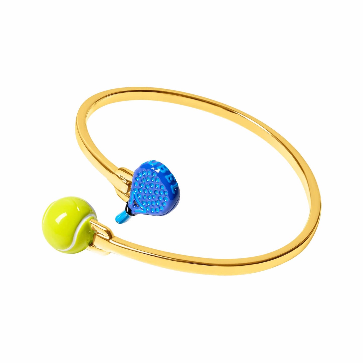 Padel & Tennis Ball Bangle (Gold)