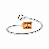 Dice & Backgammon Bangle