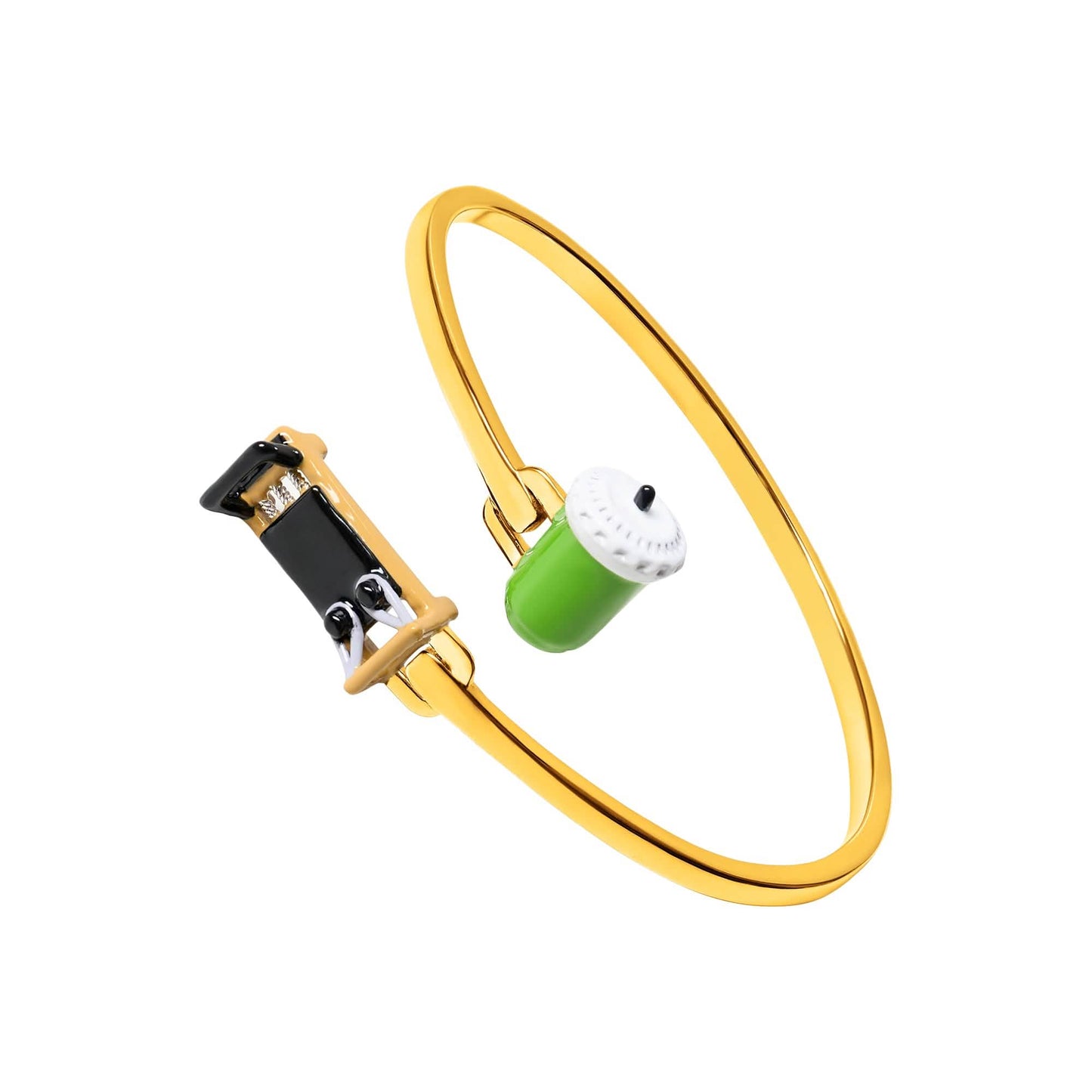 Iced Matcha & Pilates Bangle (Gold)