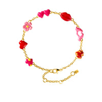 L'Amour Mini Charm Bracelet (Gold)