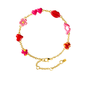 L'Amour Mini Charm Bracelet (Gold)