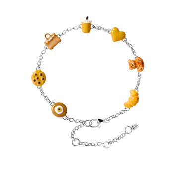Caramel Mini Charm Bracelet
