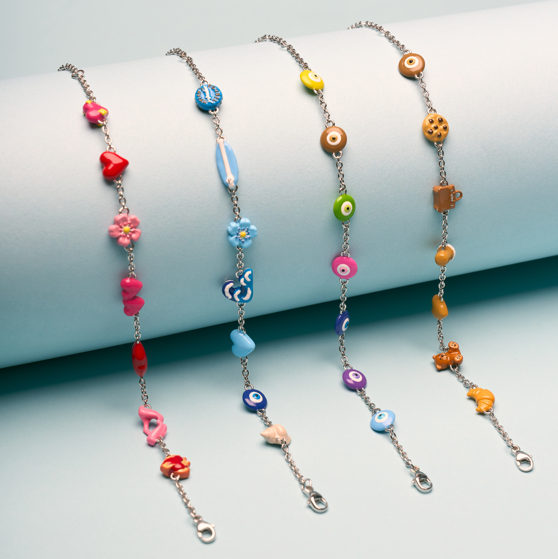 Azure Mini Charm Bracelet