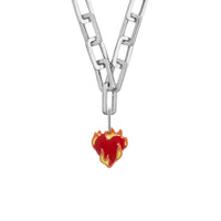 Heart-On-Fire Pendant