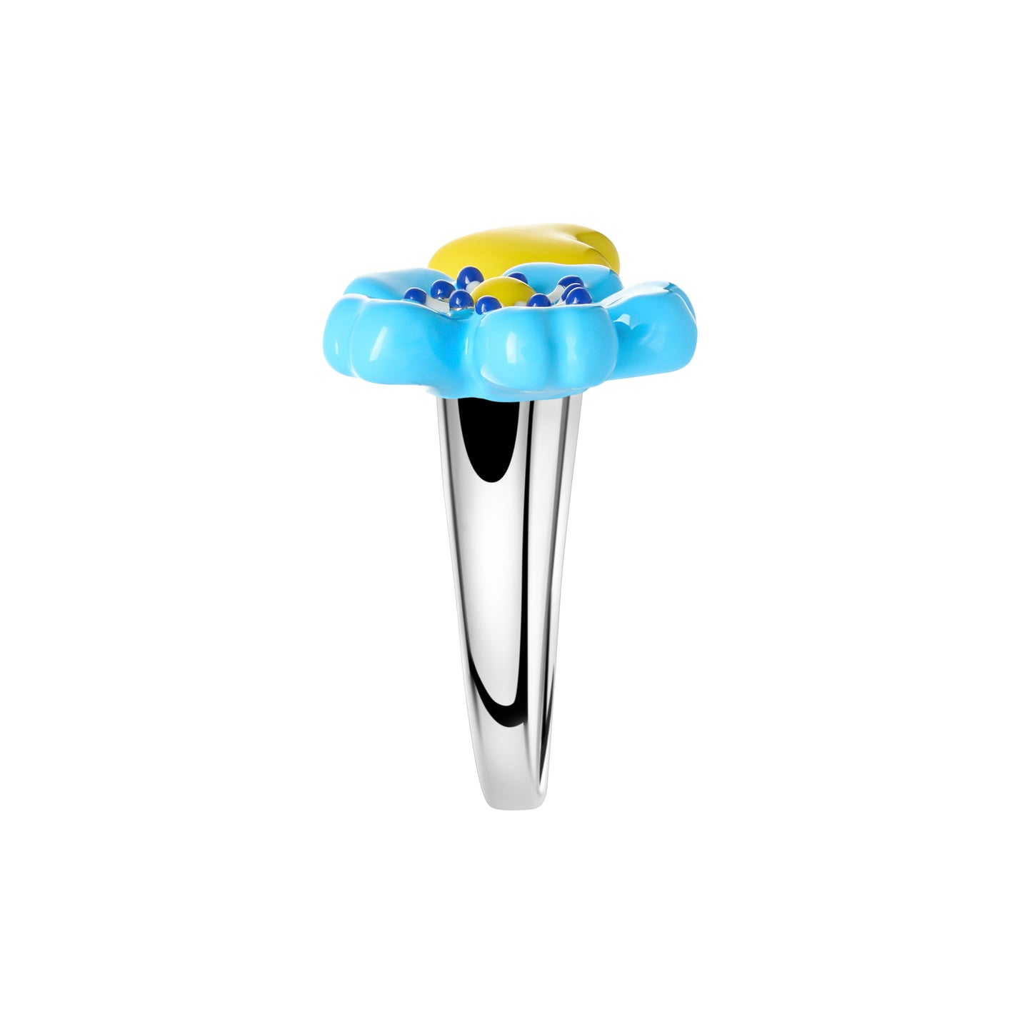 Fleur Bleue Spacer Ring