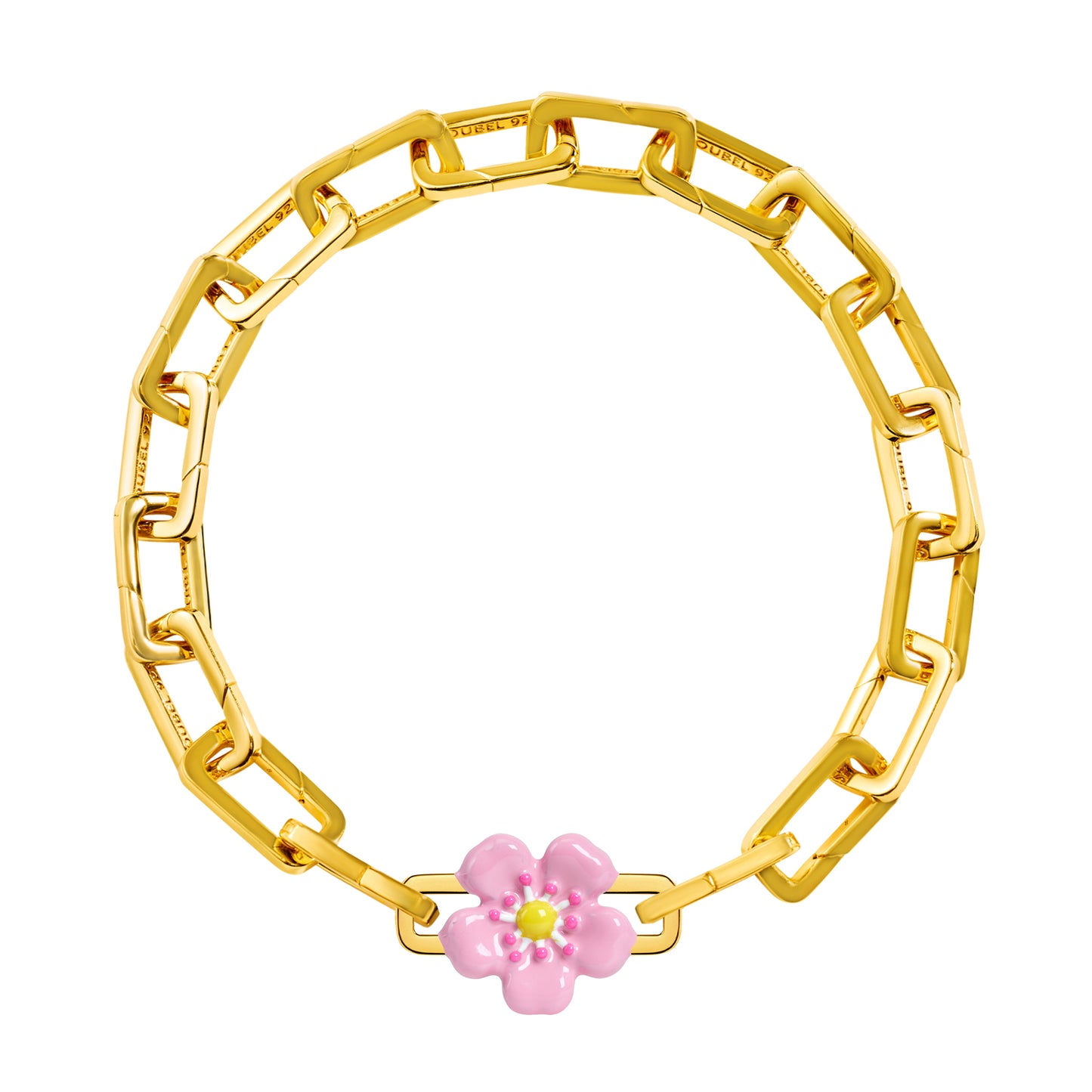 Fleur Rose Charm (Gold)
