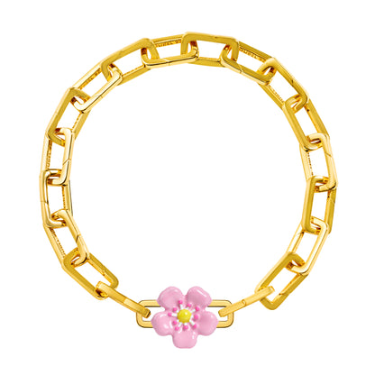 Fleur Rose Charm (Gold)