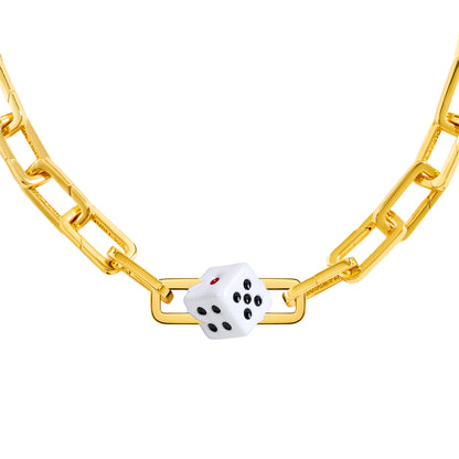 Dice Charm (Gold)
