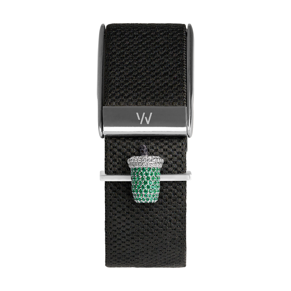 Iced Matcha Stoneset Whoop Charm