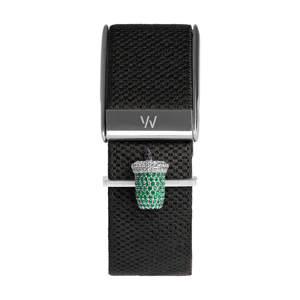 Iced Matcha Stoneset Whoop Charm