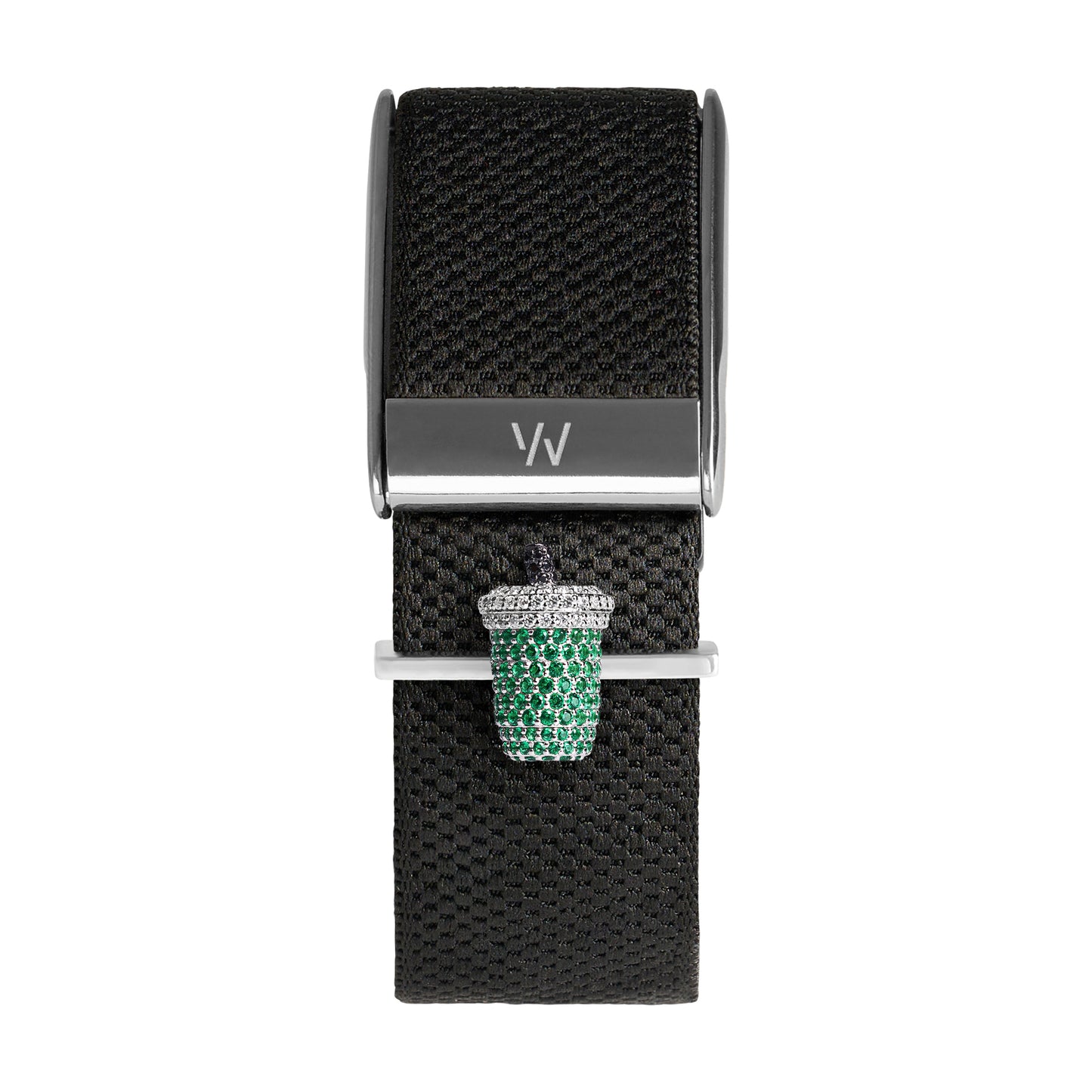 Iced Matcha Stoneset Whoop Charm