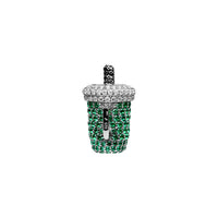 Iced Matcha Stoneset Charm