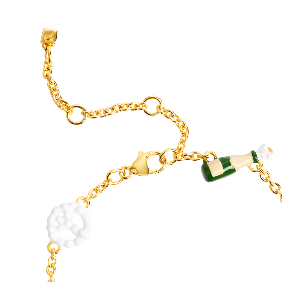 Malibu Mini Charm Bracelet (Gold)