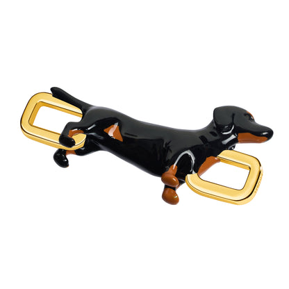 Dachshund Charm (Gold)