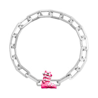 Pink Ski Boot Charm