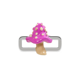 Pink Mushroom Charm