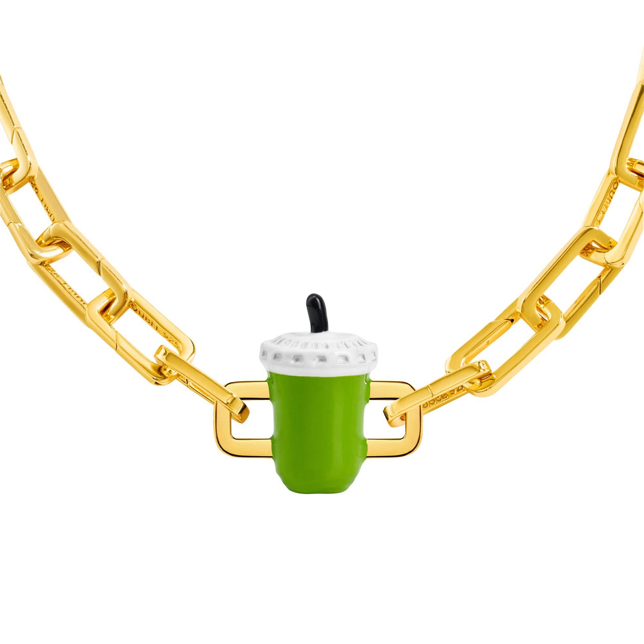 Iced Matcha Charm (Gold)