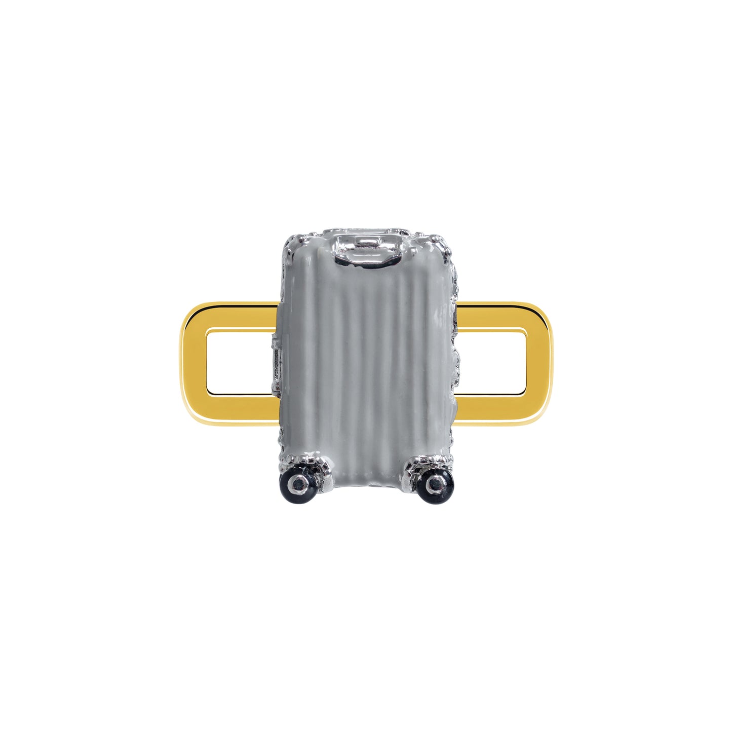 Suitcase Charm (Gold)