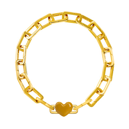 Beige Love Charm (Gold)