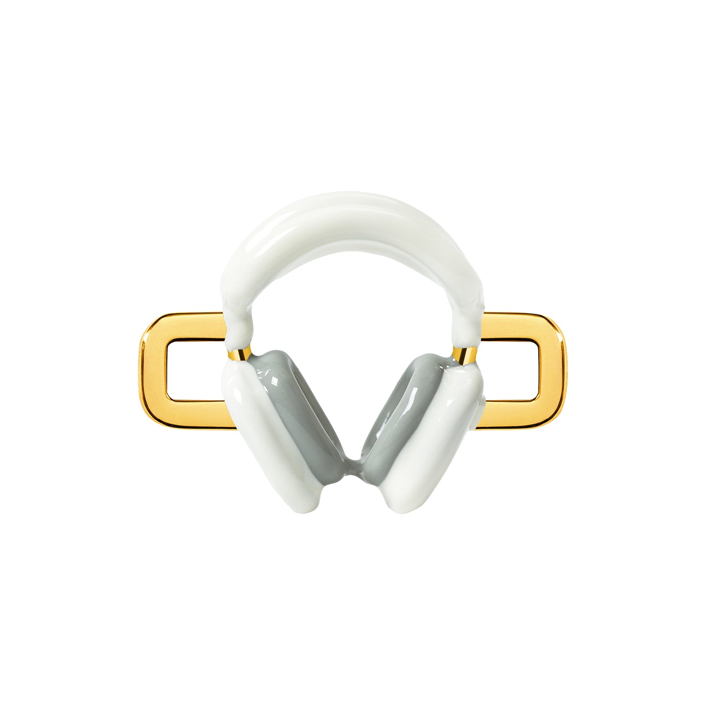 Headphones Charm (Gold)