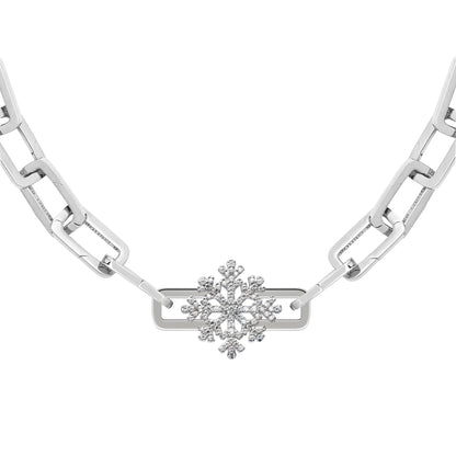 Snowflake Stoneset Charm