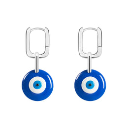 Evil Eye Pendant Earrings