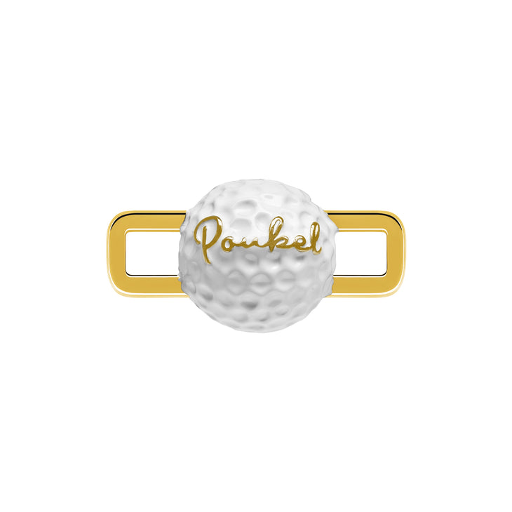 Golf Ball Charm (Gold)