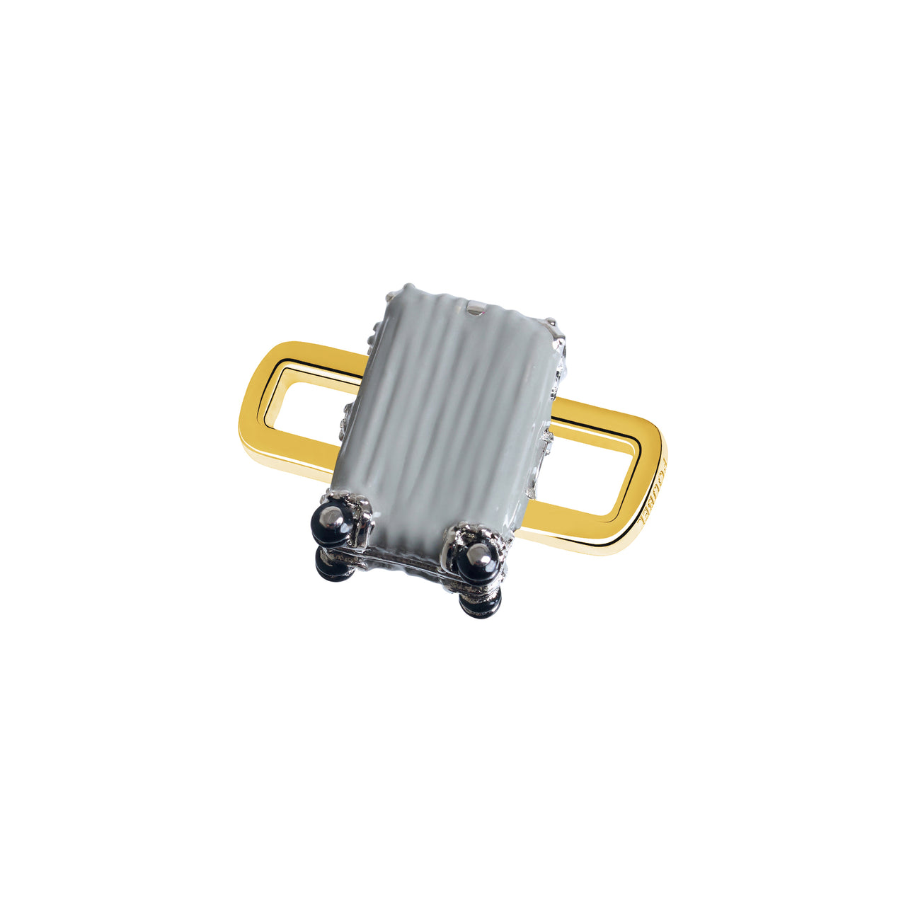 Suitcase Charm (Gold)