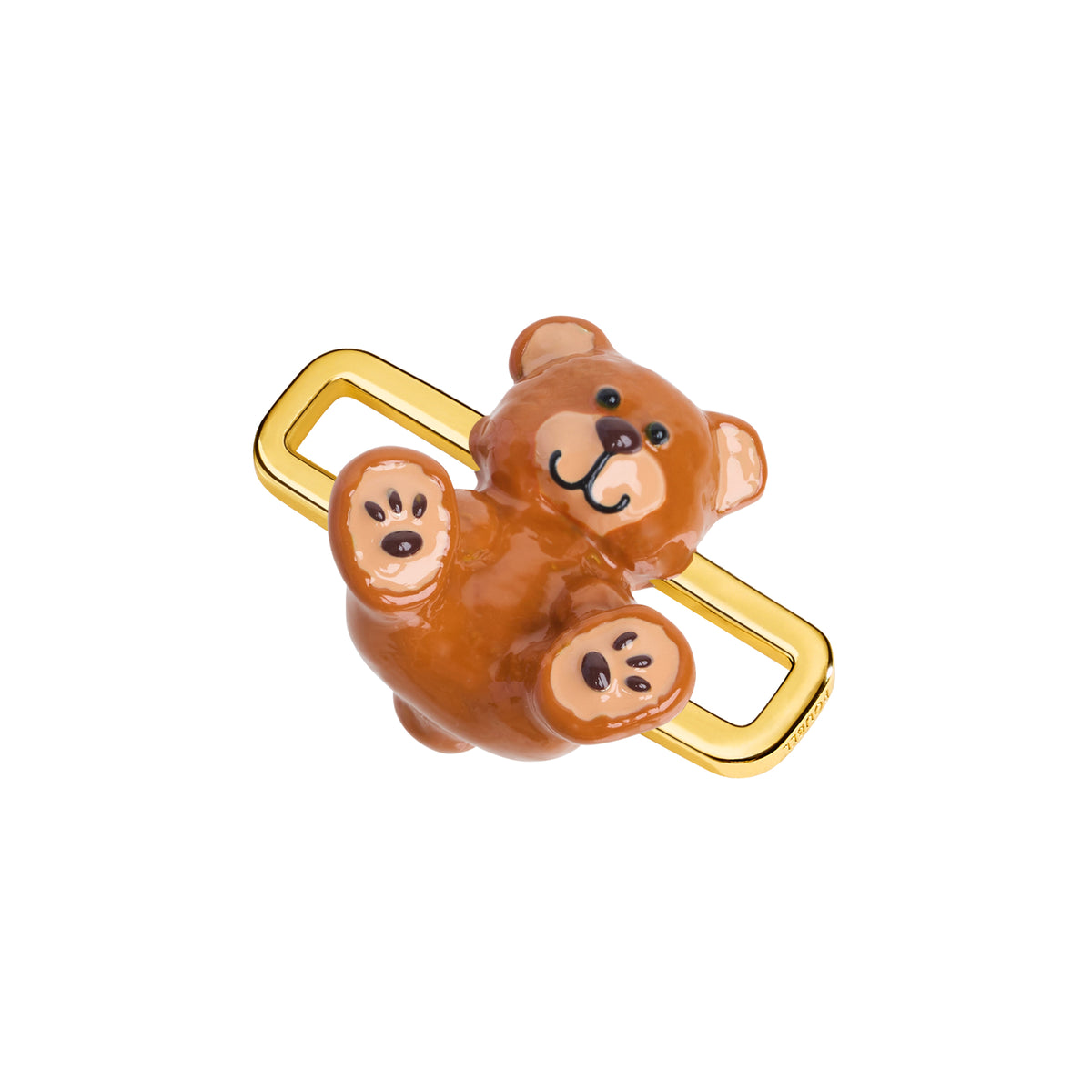 Teddy Bear Charm (Gold)