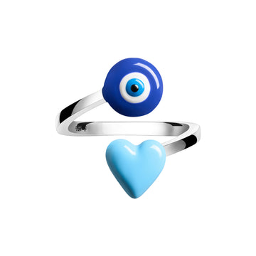 Evil Eye Wrap Ring