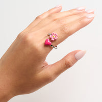 Fleur Rose Wrap Ring