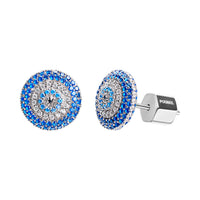 Evil Eye Stoneset Studs