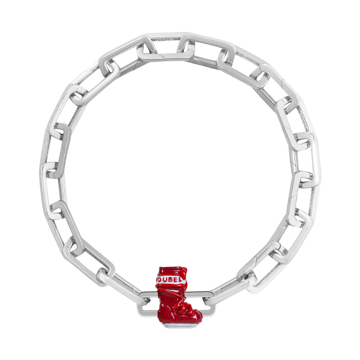 Snowboot Charm (Red)